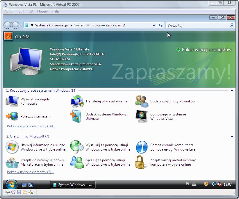 Minimalne Wymagania Dla Systemu Windows Vista